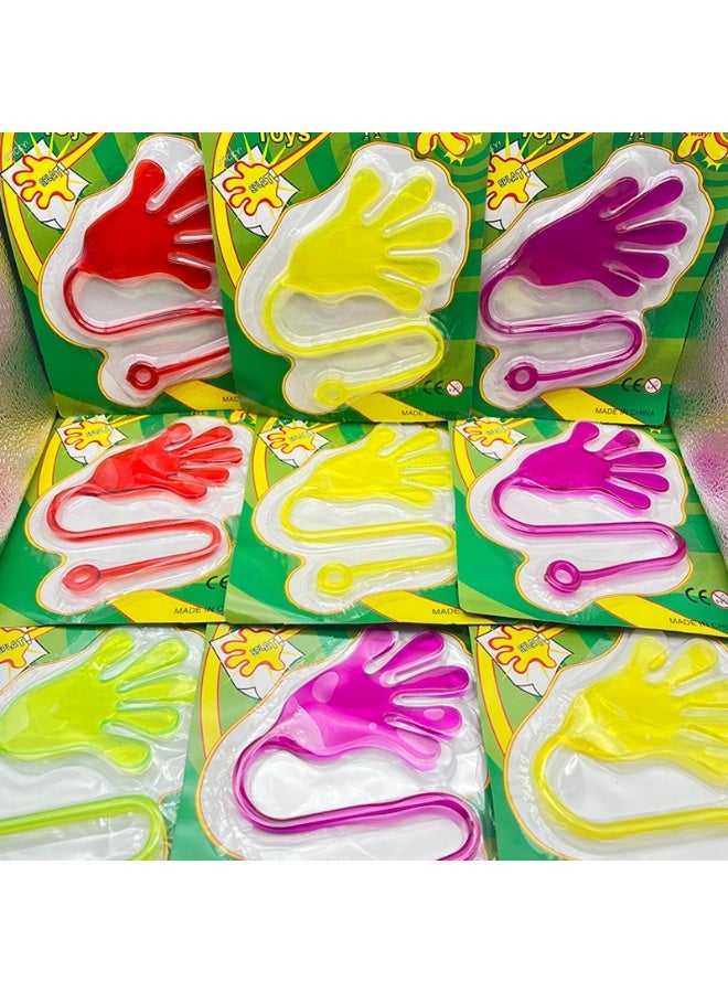 6 sets of oversized children's sticky toys, sticky party gifts, party table gifts, children's party gift sets, traditional holiday toys, super stretch stress relieving toys, fun children's stress relieving toys - Image 2